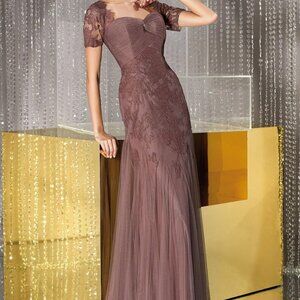 Alyce Jean De Lys Collection 29594 Size 12 New NWT Woodrose Mothers Mother Dress